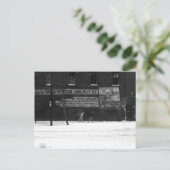 Sneeuw op 11th Street, Philadelphia. Briefkaart (Staand voorkant)