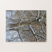 Sneeuw op boom Winter Art Natuur Puzzel Legpuzzel (Horizontaal)