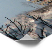 Sneeuw op de Pagoda Poster (Hoek)