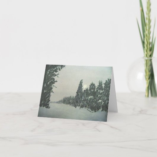 Sneeuw op de Sleep Gunflint Kaart (Voorkant)