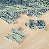 SNEEUW OP DE TAKKEN LEGPUZZEL (Zijkant)