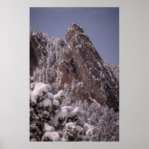 Sneeuw op de vlam poster