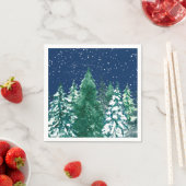 Sneeuw op dennen servet (Insitu)