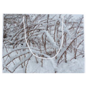 sneeuw op een frambospleet — groot cadeauzakje (Achterkant)