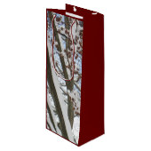 Sneeuw op een Japanse Maple — Wijn Cadeautas (Voorkant Gekanteld)