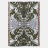 Sneeuw op Evergreen Branches Deken (Voorkant Verticaal)