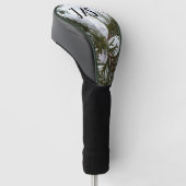 Sneeuw op Evergreen Branches Golfheadcover (Schuin)