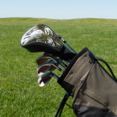 Sneeuw op Evergreen Branches Golfheadcover (Insitu)