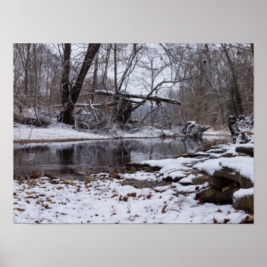 sneeuw op Finley Poster (Voorkant)