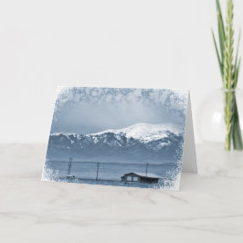 Sneeuw op komst (kerst) feestdagen kaart