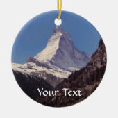 Sneeuw op Matterhorn Mountain Hanging Ornament (Voorkant)