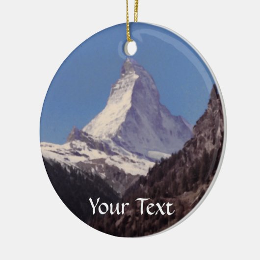 Sneeuw op Matterhorn Mountain Hanging Ornament (Links)