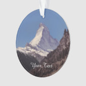 Sneeuw op Matterhorn Mountain Hanging Ornament (voorkant)