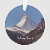 Sneeuw op Matterhorn Mountain Hanging Ornament (voorkant)