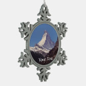 Sneeuw op Matterhorn Mountain Hanging Ornament (Links)