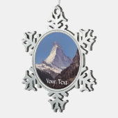 Sneeuw op Matterhorn Mountain Hanging Ornament (Rechts)