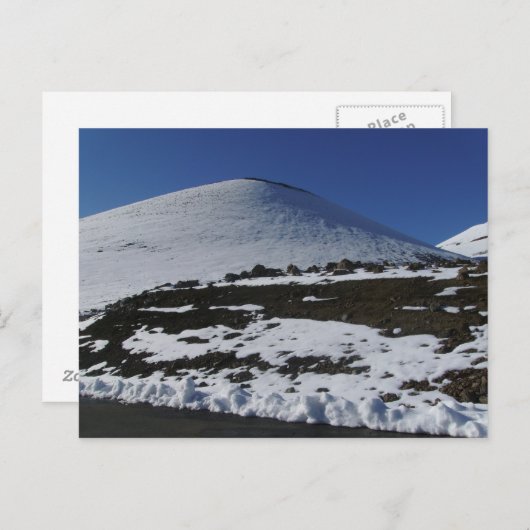 Sneeuw op Mauna Kea Briefkaart (Voorkant / Achterkant)