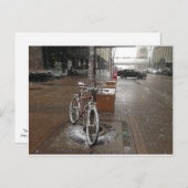 Sneeuw op me briefkaart (Voorkant / Achterkant)