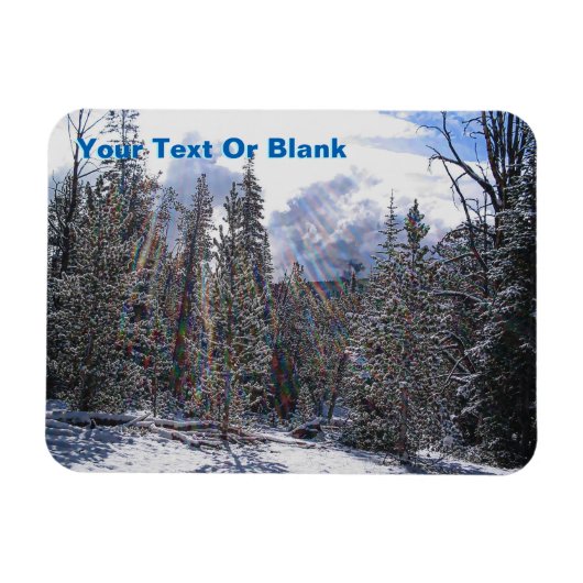 Sneeuw op snelle bliksem magneet (Horizontaal)