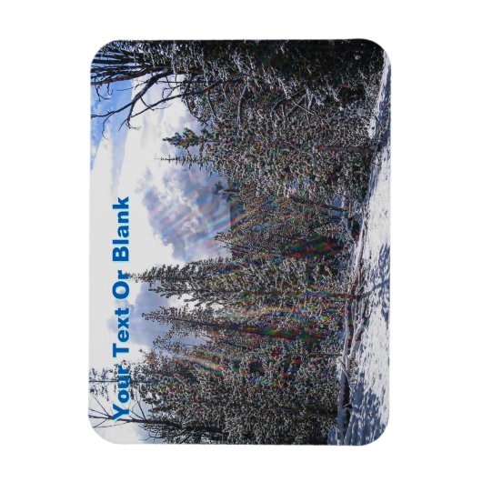 Sneeuw op snelle bliksem magneet (Verticaal)