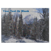 Sneeuw op snelle bliksem snijplank (Voorkant)