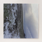 sneeuw over de Golf van Jigzaag Puzzle Legpuzzel (Horizontaal)