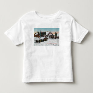 Sneeuw over het huis TopsNome, AK Kinder Shirts