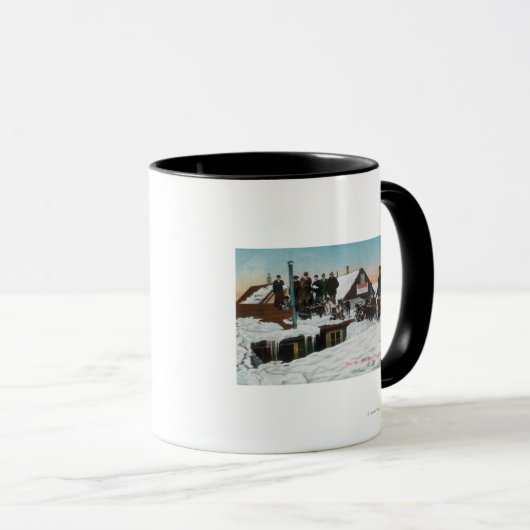 Sneeuw over het huis TopsNome, AK Mok (Voorkant rechts)