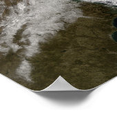 sneeuw over het noordoostelijke deel van de Vereni Poster (Hoek)