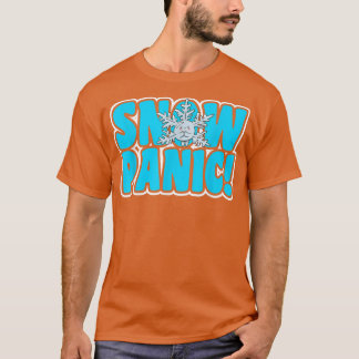 SNEEUW PANIC Motif for Snow Plow Driver T-shirt