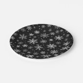 sneeuw papieren bordje (Gekanteld)