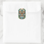 Sneeuw Parel Tiki Sticker (Tas)