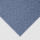 Sneeuw Periwinkle Sneeuwvlok Winter Nacht Kerstmis Tissuepapier (Detail)