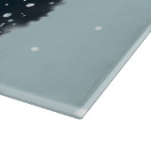 Sneeuw plaats als huis vakantie offerte snijplank (Hoek)