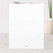 Sneeuw, Plaid en Ruiterthema Medium Gift Bag Kaart (Achterkant)