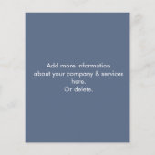 Sneeuw ploegen Business Sneeuw Verwijdering Advert Flyer (Achterkant)