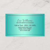 Sneeuw ploegen en verwijderen visitekaartje (Achterkant)