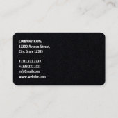 Sneeuw ploegen opruimen visitekaartje (Achterkant)