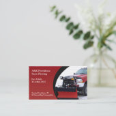 Sneeuw ploegen Visitekaartje (Staand voorkant)