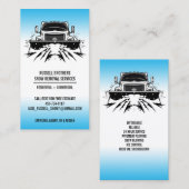 Sneeuw ploegen Visitekaartje (Voorkant / Achterkant)