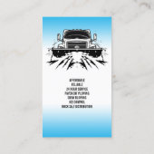 Sneeuw ploegen Visitekaartje (Achterkant)