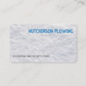Sneeuw ploegen visitekaartje (Voorkant)