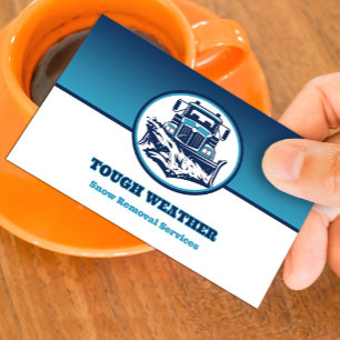 Sneeuw ploegen Visitekaartje