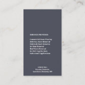 Sneeuw ploegen Visitekaartje (Achterkant)