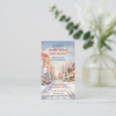 Sneeuw ploegen Visitekaartje (Staand voorkant)