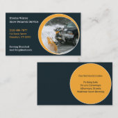 Sneeuw ploegen Visitekaartje (Voorkant / Achterkant)