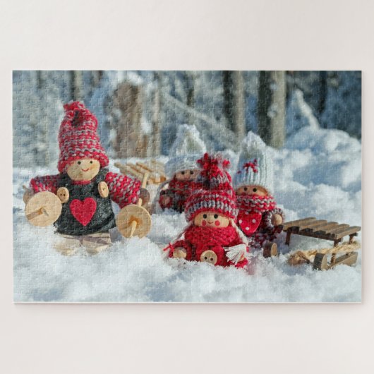 Sneeuw & Poppen Puzzel (Horizontaal)
