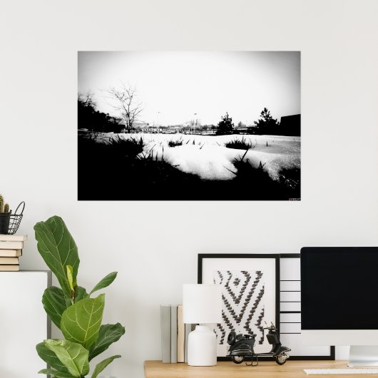 Sneeuw Poster (Thuiskantoor)