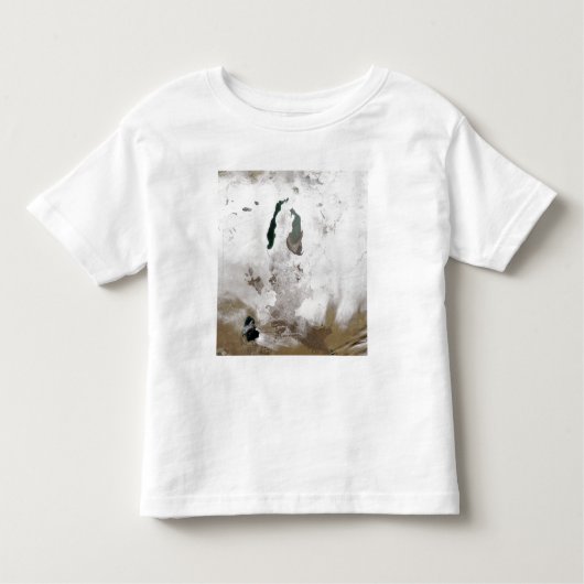 Sneeuw rond het Aralmeer Zee Kinder Shirts (Voorkant)