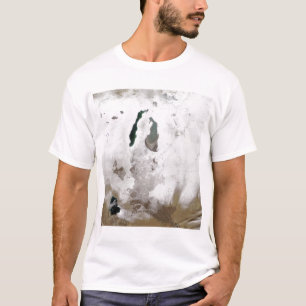 Sneeuw rond het Aralmeer Zee T-shirt